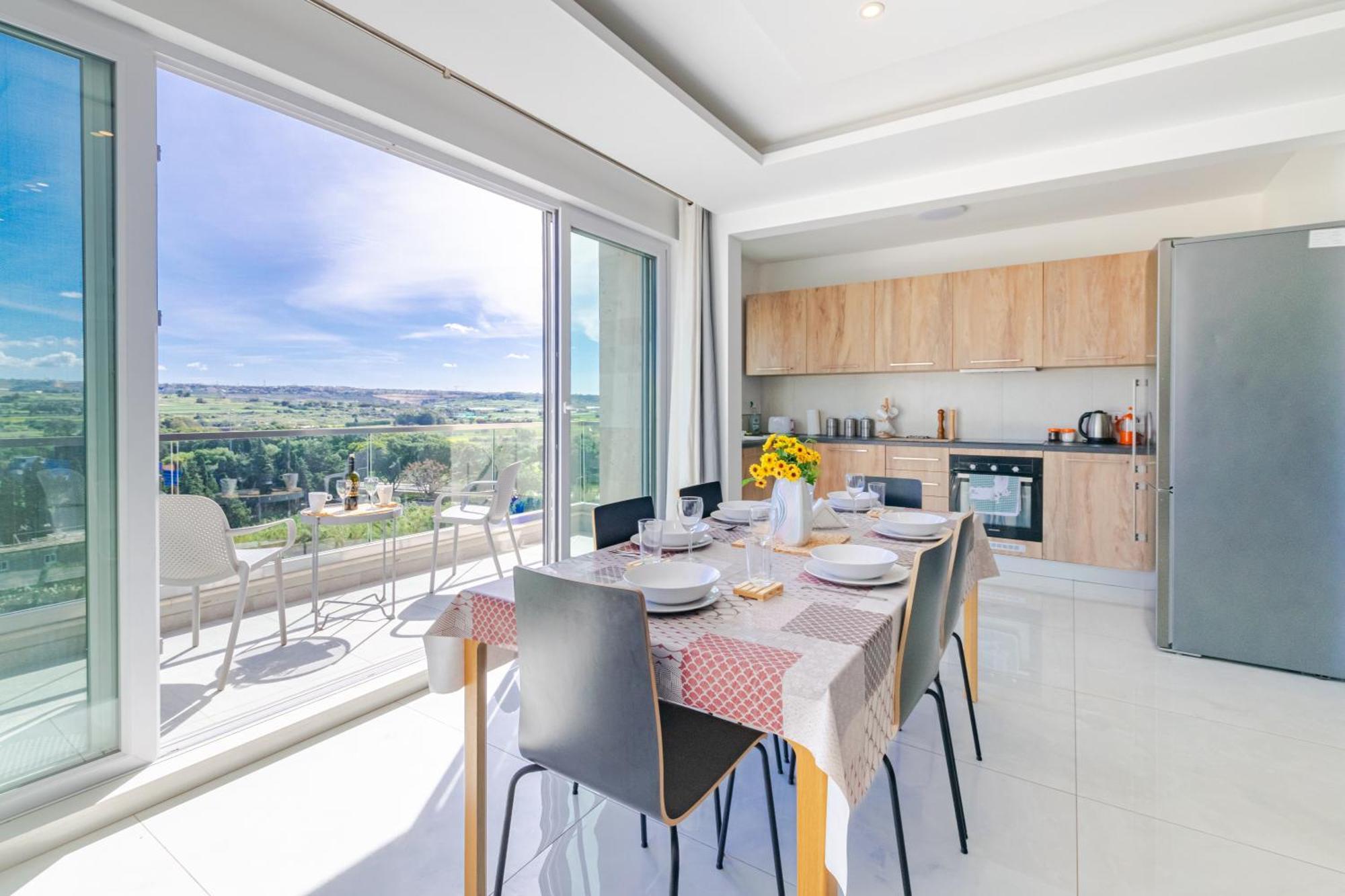 New Spacious Apartment With Amazing View Bugibba Bahía de San Pablo Exterior foto